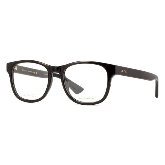 NEW GUCCI SQUARE EYEGLASSES GUCCI GG1344O 005 BLACK CLEAR EYEWEAR - Picture 1 of 3